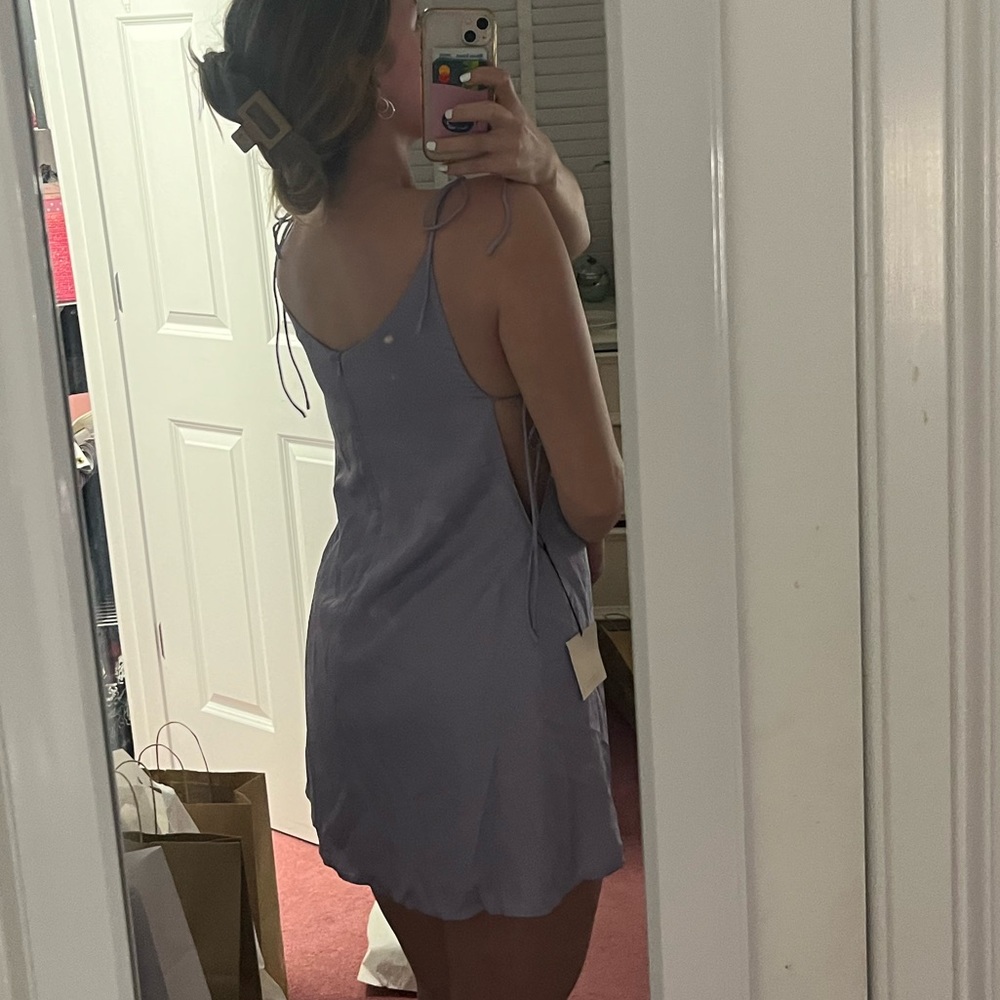 Lilac Mini Dress - Picture 3 of 4